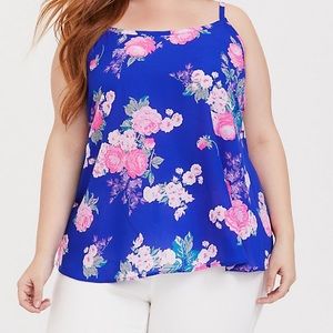 Torrid Sophie Floral Swing Georgette Cami